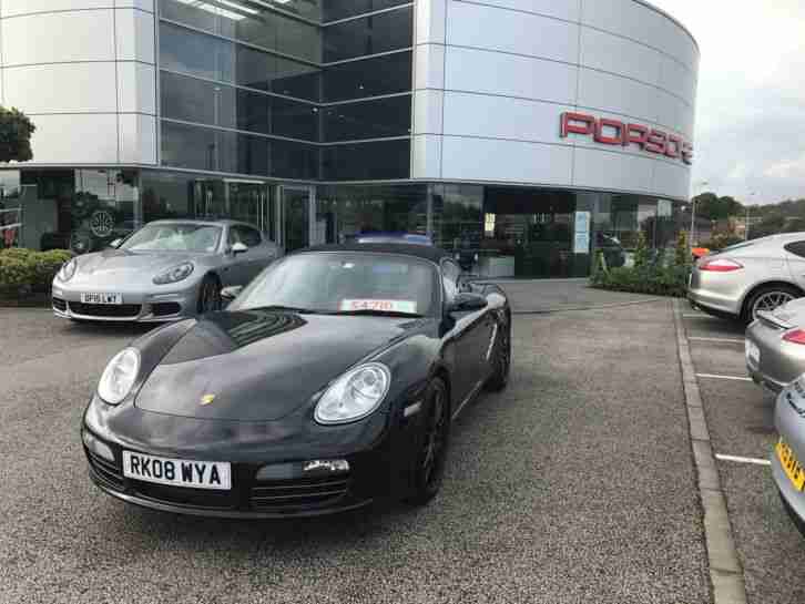 2008 PORSCHE BOXSTER 3.4 S BLACK 290bhp #IMMACULATE