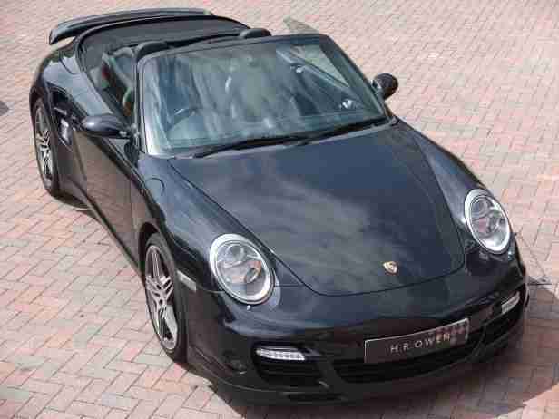 2008 Porsche 911 Turbo Cabriolet Petrol Black Tiptronic