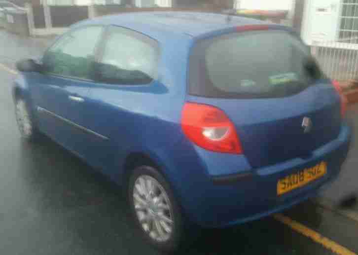 2008 RENAULT CLIO DYNAMIQUE TURBO 100 BLUE