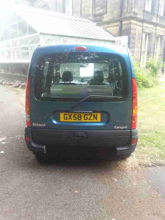 2008 RENAULT KANGOO AUTHENTIQUE BLUE DISABLED WHEELCHAIR ACCESS VEHICLE