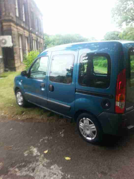 2008 RENAULT KANGOO AUTHENTIQUE BLUE DISABLED WHEELCHAIR ACCESS VEHICLE