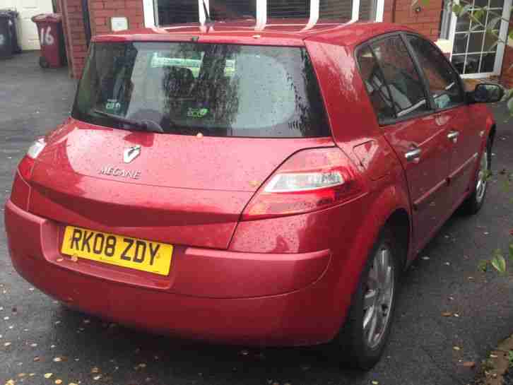 2008 RENAULT MEGANE DYNAMIQUE DCI 106 RED CAT C REPAIRED IN 2010