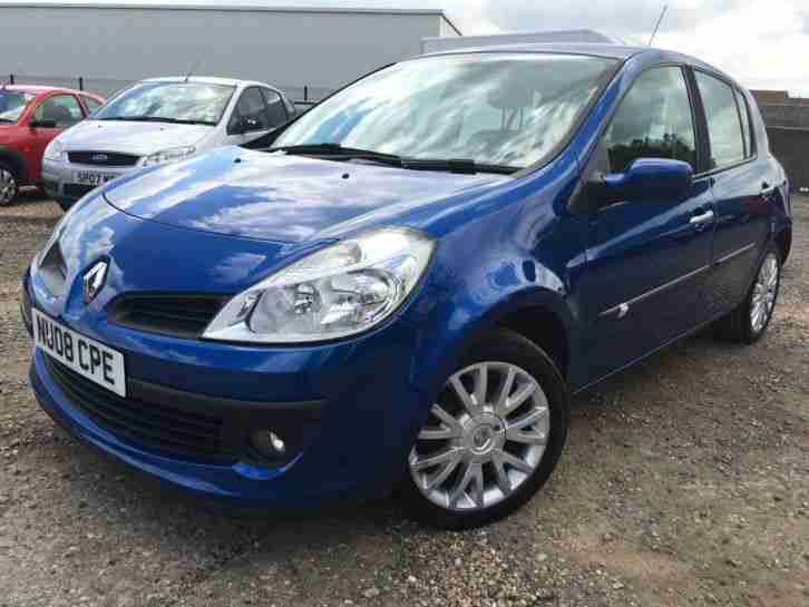 2008 Renault Clio 1.2T 16v TURBO Dynamique**75k miles**FSH** PAN ROOF**