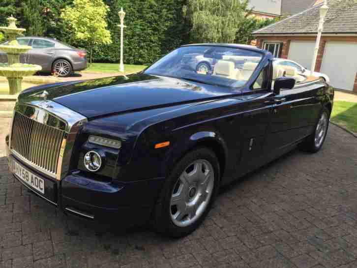 2008 Rolls-Royce Phantom 6.7 Drophead Auto Convertible 2 Door Auto