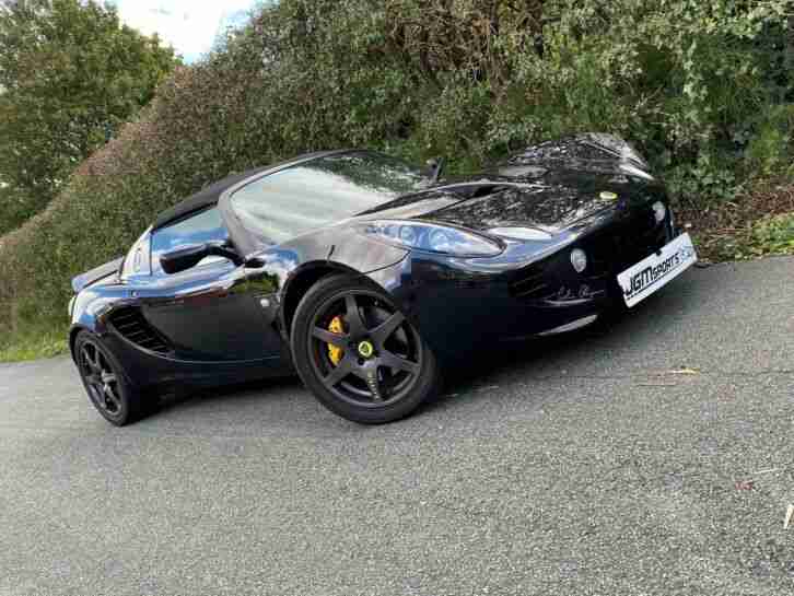 2008 S2 LOTUS ELISE S TOURING PACK STARLIGHT BLACK CREAM LEATHER AIRBAG DASH