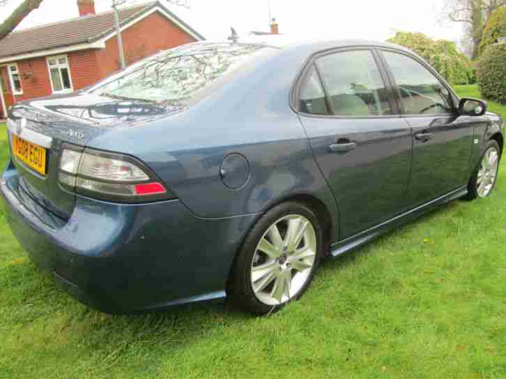 2008 SAAB 9 3 AERO BLUE BEST COLOUR COMBO ONE OWNER 07531842567