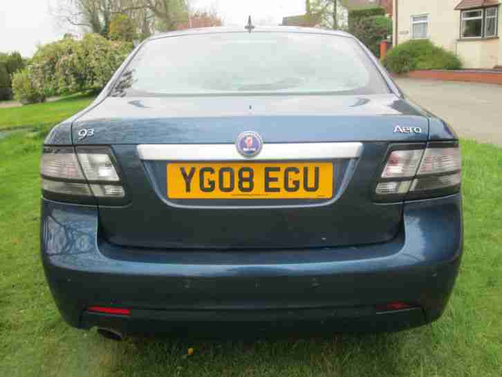 2008 SAAB 9-3 AERO BLUE BEST COLOUR COMBO ONE OWNER 07531842567