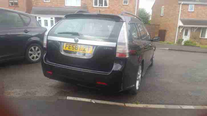 2008 SAAB 9-3 VECTOR SPORT TTID BLACK ESTATE 180bhp NEW ENGINE REBUILT