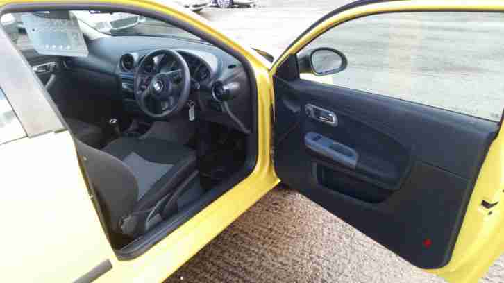 2008 SEAT IBIZA REFERENCE SPORT 1.2 12V YELLOW LOW MILES