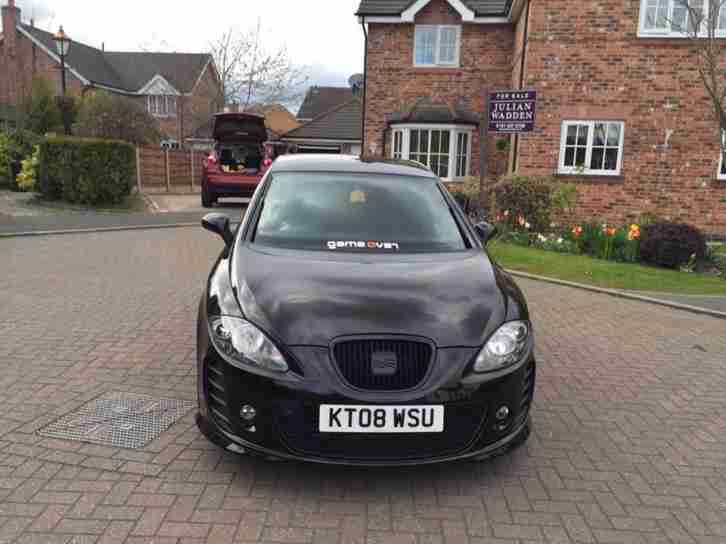 2008 SEAT LEON CUPRA K1 REVO TUNED!! INFERI BLACK STUNNING CAR MUST SEE LOOK!!!!