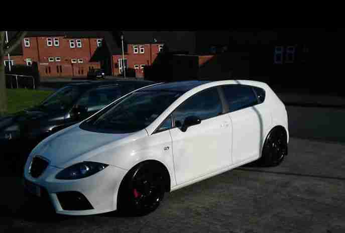 2008 SEAT LEON FR TDI WHITE VERY NICE LOOKING CAR