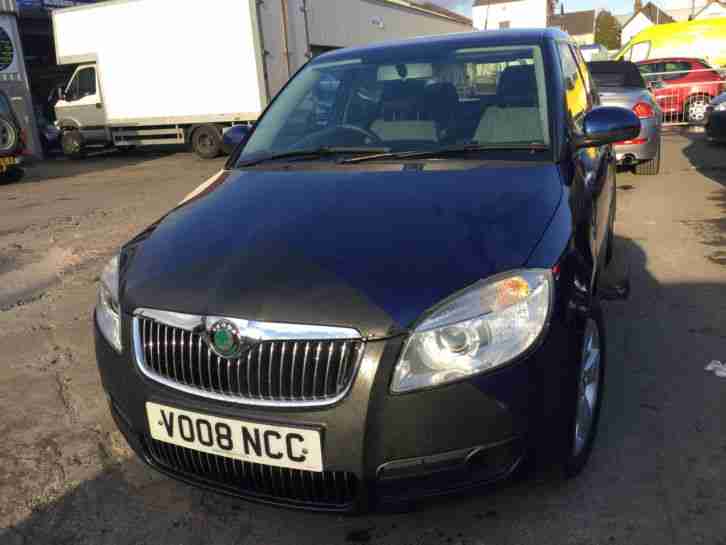 2008 SKODA FABIA SPORT HTP 12V BLUE1.2 PETROL, 48K MILES, NEW MOT CHEAP TO RUN