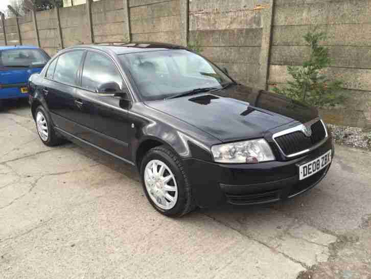 2008 SKODA SUPERB CLASSIC TDI 115 BLACK 150000 MILES TIDY CAR