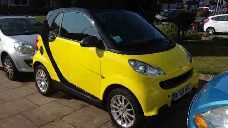 2008 FORTWO 1.0 PASSION 62533 MILES