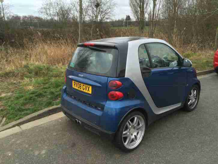 2008 SMART FORTWO PASSION 84 AUTO SILVER TURBO 1.0 l BRABUS SHAPE