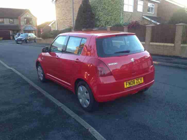 2008 SUZUKI SWIFT GL 1.3 RED 5 door