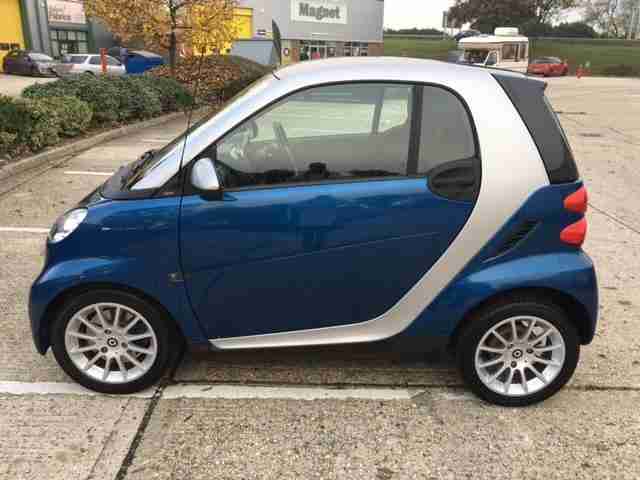 2008 Smart Fortwo 1.0 Passion 2dr in blue petrol automatic