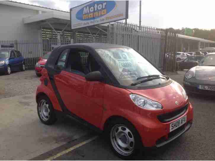 2008 Fortwo Pure 2dr Auto