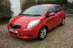 2008 YARIS TR RED WITH MOTORHOME