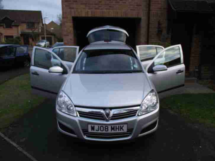 2008 VAUXHALL ASTRA LIFE A C A SILVER