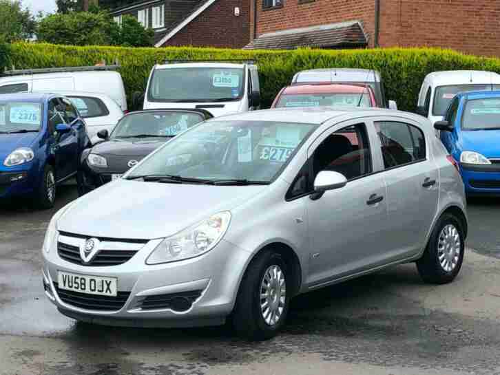 2008 VAUXHALL CORSA 1.2i 16V Life 5dr [AC]