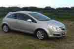 2008 VAUXHALL CORSA DESIGN SILVER