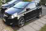 2008 VAUXHALL CORSA SRI 1.7CDTI A C BLACK