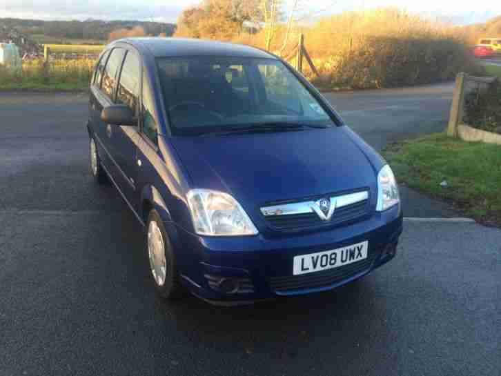 2008 VAUXHALL MERIVA LIFE TWINPORT BLUE
