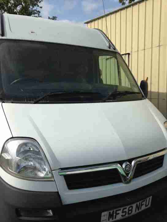 2008 VAUXHALL MOVANO 3500 CDTI LWB WHITE
