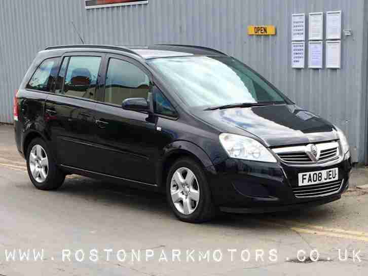 2008 VAUXHALL ZAFIRA EXCLUSIV 1.9 CDTi 7 seats new MOT