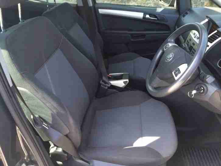 2008 VAUXHALL ZAFIRA EXCLUSIVE 1.9 CDTI AUTOMATIC 7 SEATS IN GREY