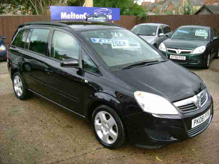 2008 VAUXHALL ZAFIRA EXCLUSIVE 7 SEATER MPV