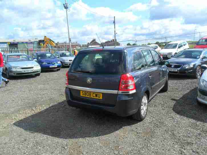 2008 VAUXHALL ZAFIRA LIFE BLUE