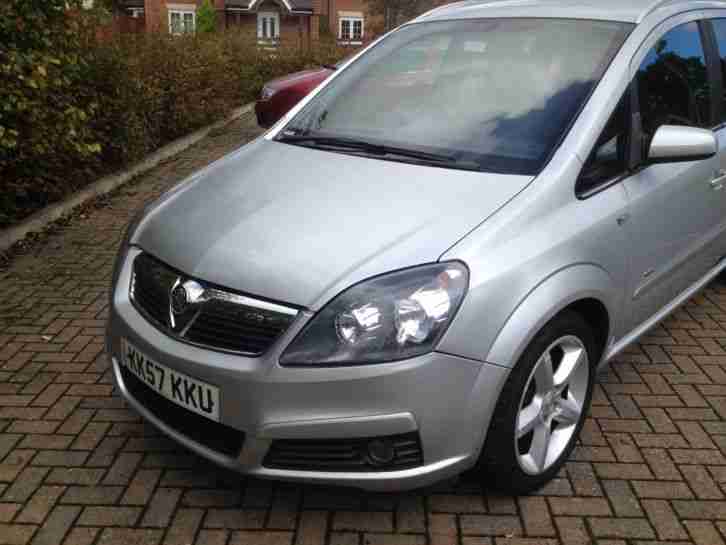 2008 VAUXHALL ZAFIRA SRI SILVER