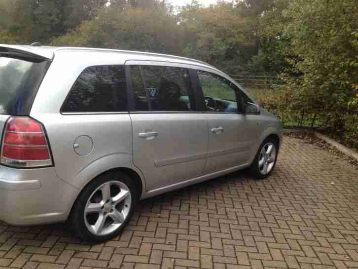 2008 VAUXHALL ZAFIRA SRI SILVER