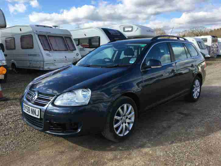 2008 VOLKSWAGEN GOLF SE TDI 140 BLUE ESTATE cat d DIESEL SALVAGE DAMAGED REPAIR