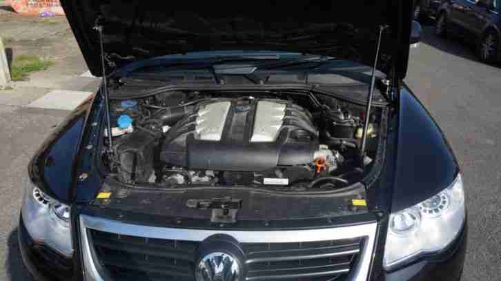 2008 VOLKSWAGEN TOUAREG TDI V6 225 A BLACK, 34 666 miles