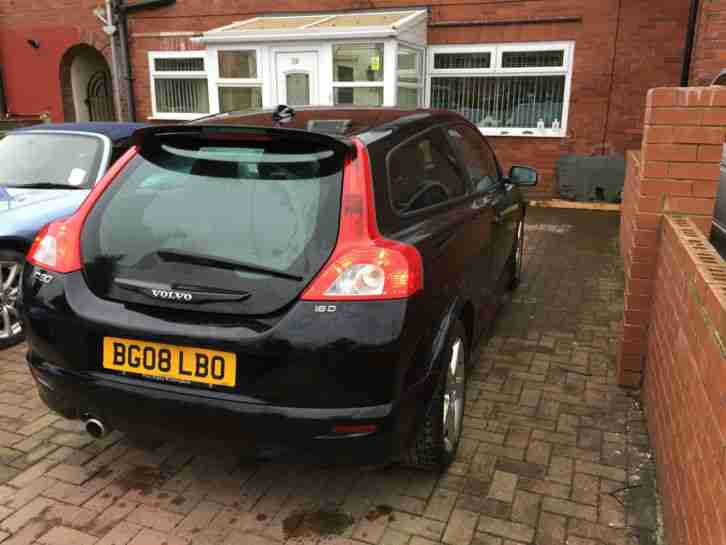 2008 VOLVO C30 R-DESIGN SPORT D BLACK 1.6 DIESEL CAT D SALVAGE REPAIRABLE