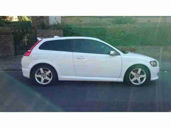 2008 VOLVO C30 SPORT 16V WHITE R DESIGN