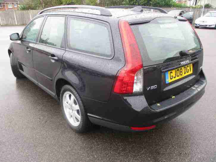 2008 VOLVO V50 S D BLACK