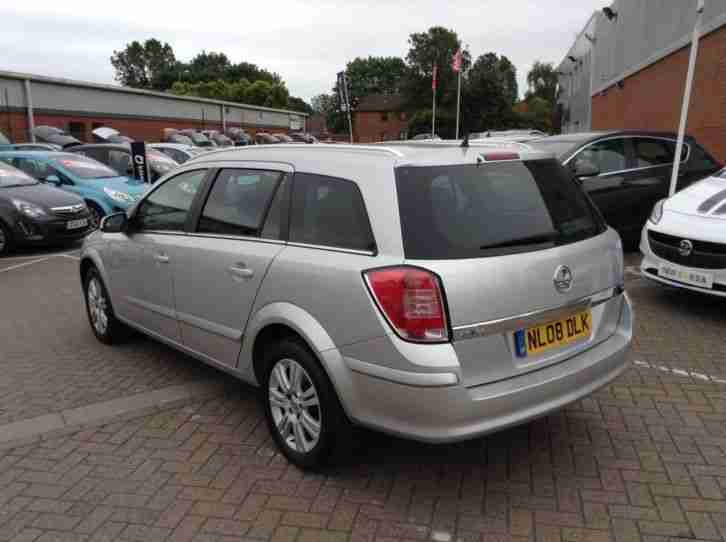 2008 Vauxhall ASTRA SPORTS TOURER DESIGN Petrol Silver Manual