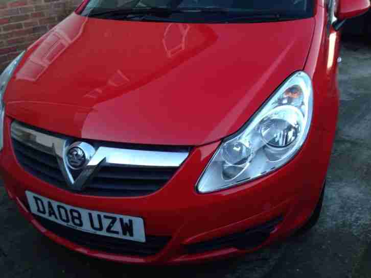 2008 Vauxhall Corsa in Stunning red