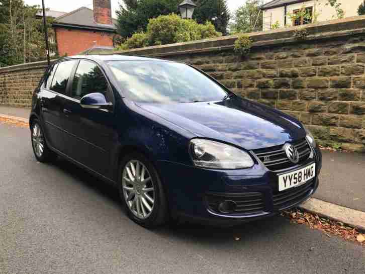 2008 Volkswagen Golf 2.0 TDi 140 GT 5dr Diesel blue Manual