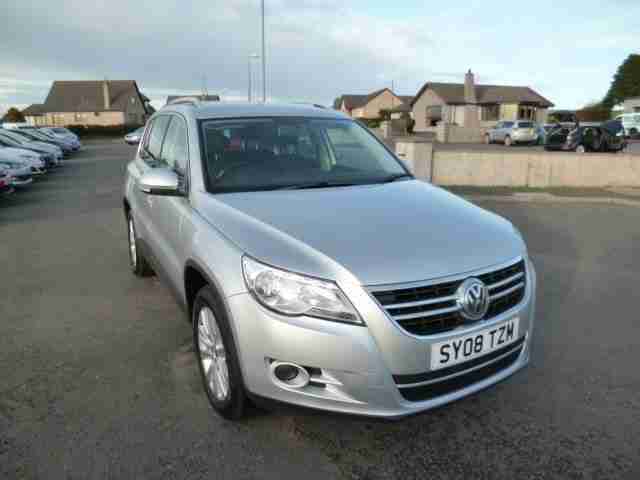 2008 Volkswagen Tiguan 2.0 TDI SE 4Motion 6 Speed Diesel Silver Manual