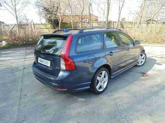 2008 Volvo V50 2.0D R DESIGN Sport 5dr Diesel Blue Manual