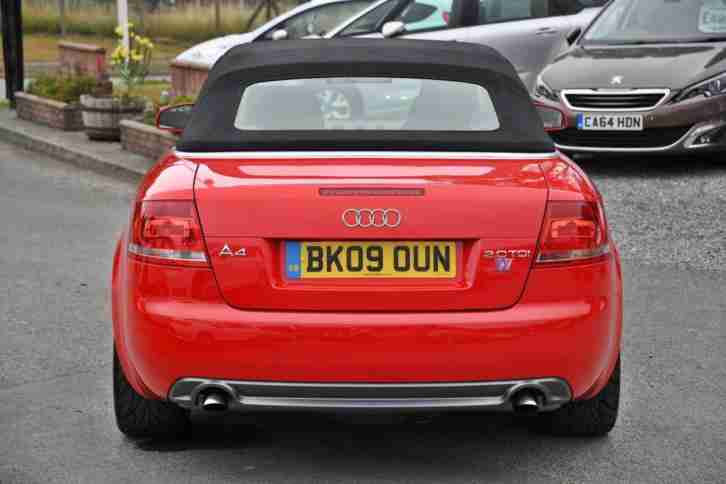 2009 09 AUDI A4 2.0 TDI 170 CABRIOLET SPECIAL EDITIONS FINAL EDITION