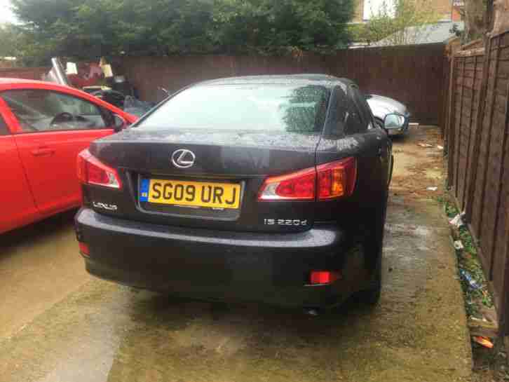 2009 09 LEXUS IS 220D SE-I GREY / DAMAGED REPAIRABLE SALVAGE / V5C / CAT D