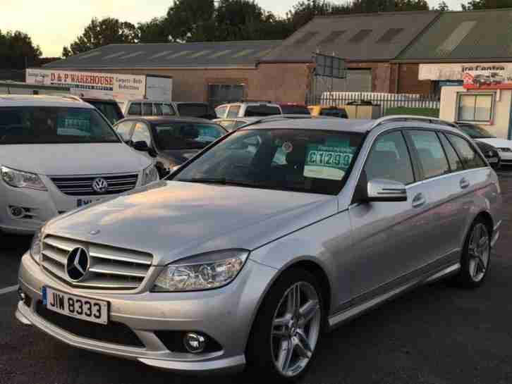 2009 09 MERCEDES C CLASS C220 CDI ESTATE AMG SPORT AUTO/TIP LOW MILAGE PX/ FINAN