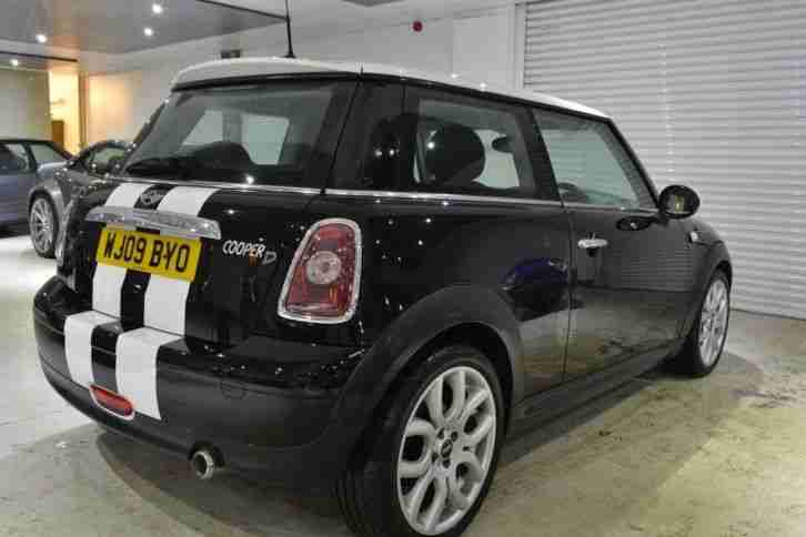 2009 09 MINI COOPER D 1.6 DIESEL 3 DOOR CHILLI PACK 60+ MPG £20/YR ROAD TAX FSH