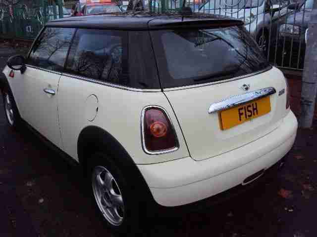 2009 09 MINI HATCH COOPER 1.6 COOPER 3D 118BHP+WHITE+FSH 6 STAMPS+1 FOMER KEEPER